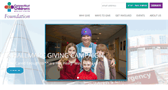 Desktop Screenshot of connecticutchildrensfoundation.org